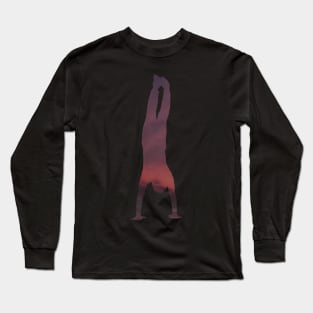 HANDSTAND SKY - a calisthenics design Long Sleeve T-Shirt